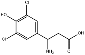 3-AMINO-3-(3,5-DICHLORO-4-HYDROXY-PHENYL)-PROPIONIC ACID Structure