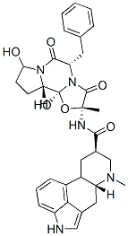 8'-hydroxydihydroergotamine Structure