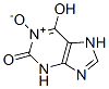 2H-Purin-2-one,  3,7-dihydro-6-hydroxy-,  1-oxide Structure
