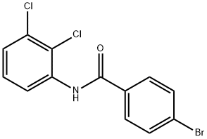 4-溴-N-(2,3-二氯苯基)苯甲酰胺 结构式