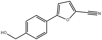 3-(5-Cyanofuran-2-yl)benzyl alcohol 结构式