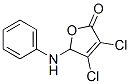 2(5H)-Furanone,  3,4-dichloro-5-(phenylamino)- Structure