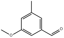 3-メトキシ-5-メチルベンズアルデヒド 化学構造式