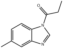 1H-Benzimidazole,  5-methyl-1-(1-oxopropyl)-  (9CI) 结构式