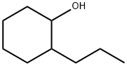 2-プロピルシクロヘキサノール (cis-, trans-混合物) 化学構造式