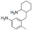 3-[(2-アミノシクロヘキシル)メチル]-4-メチルベンゼンアミン 化学構造式