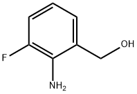 (2-アミノ-3-フルオロフェニル)メタノール 化学構造式