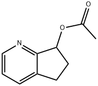 6,7-Dihydro-5H-cyclopenta[b]pyridin-7-yl Acetate Struktur