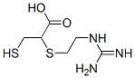 2-[[2-[(Aminoiminomethyl)amino]ethyl]thio]-3-mercaptopropanoic acid 结构式