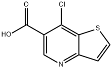 7-CHLOROTHIENO[3,2-B]PYRIDINE-6-CARBOXYLIC ACID Structure