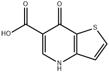 7-氧代-4,7-二氢噻吩并[3,2-B]吡啶-6-甲酸, 90691-08-0, 结构式
