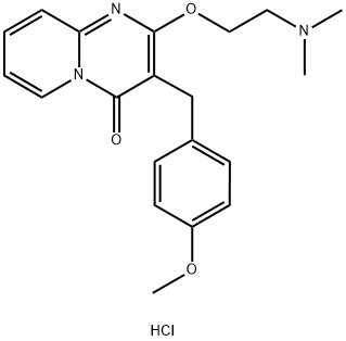 8-(2-dimethylaminoethoxy)-9-[(4-methoxyphenyl)methyl]-1,7-diazabicyclo[4.4.0]deca-2,4,6,8-tetraen-10-one 化学構造式