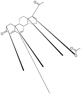 醋酸甲地孕酮EP杂质H 结构式