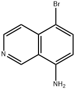 5-溴-8-氨基异喹啉,90721-35-0,结构式