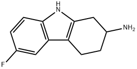 6-fluoro-2,3,4,9-tetrahydro-1H-Carbazol-2-aMine Structure