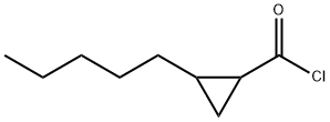 Cyclopropanecarbonyl chloride, 2-pentyl- (7CI) Structure