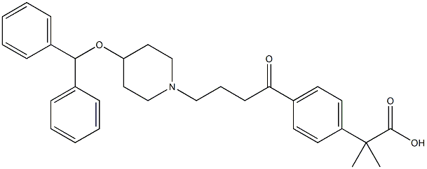 Carebastine Struktur