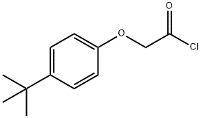 (4-TERT-ブチルフェノキシ)アセチルクロリド 化学構造式