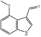 4-甲氧基吲哚-3-甲醛, 90734-97-7, 结构式