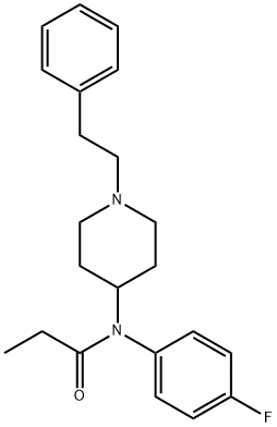p-Fluoro Fentanyl Struktur
