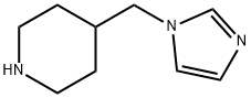 4-(1H-IMIDAZOL-1-YLMETHYL)-PIPERIDINE Struktur