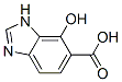 1H-Benzimidazole-6-carboxylic  acid,  7-hydroxy- Structure