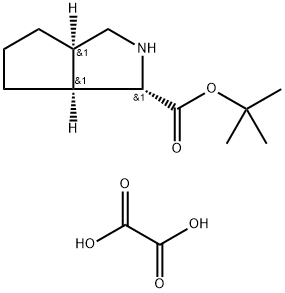 (1S,3AR,6AS)-八氢环戊烷并[C]吡咯-1-羧酸叔丁酯草酸盐, 907606-68-2, 结构式