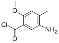 Benzoyl chloride, 5-amino-2-methoxy-4-methyl- (9CI) Struktur