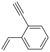 Benzene, 1-ethenyl-2-ethynyl- (9CI) Structure