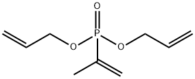 3-(prop-2-enoxy-prop-1-en-2-yl-phosphoryl)oxyprop-1-ene Struktur