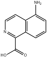 Isoquinaldic acid, 5-amino- (7CI) Struktur