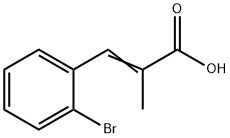 2-Propenoic acid, 3-(2-broMophenyl)-2-Methyl- Struktur