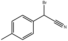 (S)-A-BROMO-A-(4-METHYL PHENYL)-ACETONITRIL Struktur