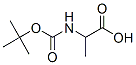 2-叔丁氧羰基氨基丙酸 结构式