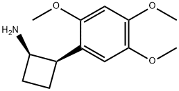 2-(2,4,5-trimethoxyphenyl)cyclobutylamine Struktur