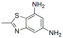 Benzothiazole, 5,7-diamino-2-methyl- (7CI) Struktur