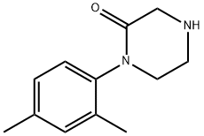 1-(2,4-DIMETHYL-PHENYL)-PIPERAZIN-2-ONE 结构式