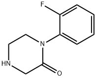 1-(2-氟苯基)-2-哌嗪酮,907972-55-8,结构式