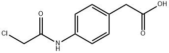 2-[4-(2-氯乙酰胺)苯基]乙酸, 90798-99-5, 结构式
