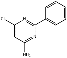 6-氯-2-苯基嘧啶-4-胺 结构式