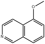 5-メトキシイソキノリン 化学構造式