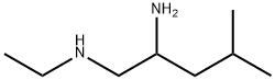 N2-Ethyl-4-methyl-pentane-1,2-diamine 结构式