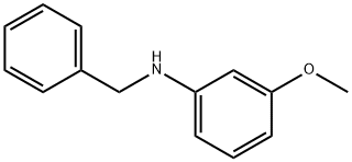 BENZYL-(3-METHOXY-PHENYL)-AMINE 化学構造式