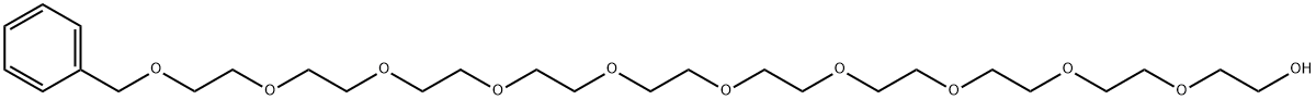 十乙二醇一苯甲醚, 908258-44-6, 结构式