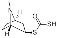 二硫代碳酸 S-(8-甲基-8-氮杂双环[3.2.1]辛烷-3-基)酯, 908266-45-5, 结构式