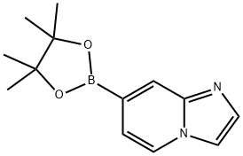 イミダゾ[1,2-A]ピリジン-7-ボロン酸ピナコールエステル 化学構造式