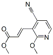 2-Propenoic  acid,  3-(4-cyano-2-methoxy-3-pyridinyl)-,  methyl  ester,  (2E)-|