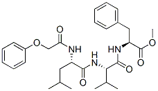 phenyloxyacetyl-leucyl-valyl-phenylalanine methyl ester Structure
