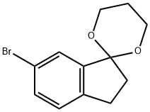 6-Bromo-1,1-(propylenedioxo)-indane 结构式