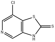 7-氯噻唑并[4,5-C]吡啶-2-硫醇, 908355-84-0, 结构式